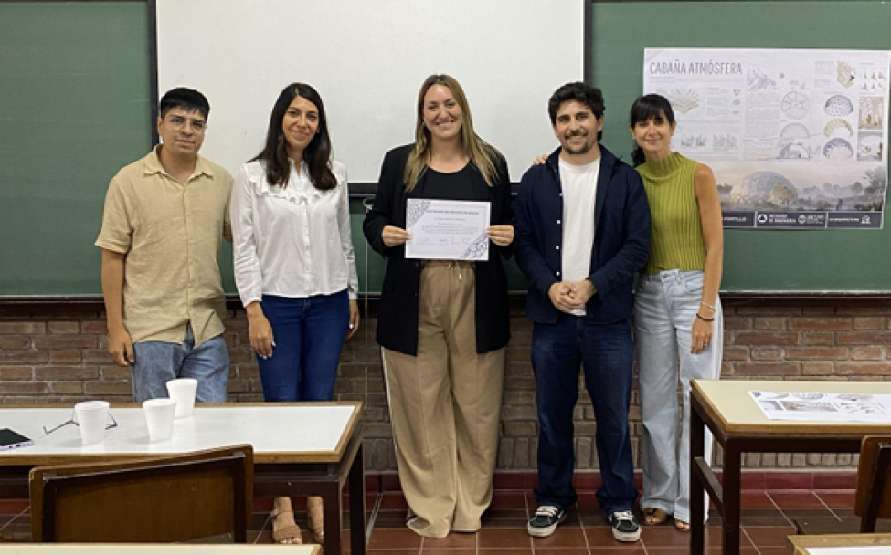 imagen Estudiantes y profesionales diseñaron refugios biomiméticos en Potrerillos, utilizando Inteligencia Artificial 