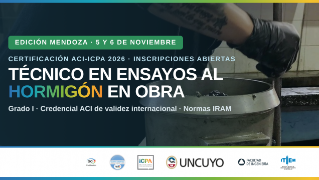 imagen Certificación internacional ACI-ICPA: abren las inscripciones para la edición Mendoza 2026