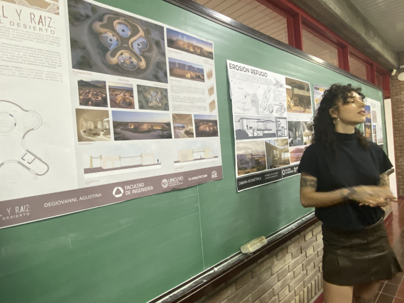 imagen Estudiantes y profesionales diseñaron refugios biomiméticos en Potrerillos, utilizando Inteligencia Artificial 