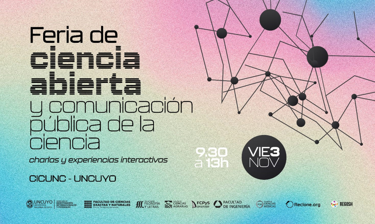 imagen La UNCUYO tendrá su primera feria de ciencia abierta y comunicación pública de la ciencia