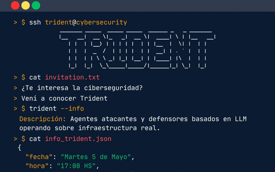 imagen Charla sobre Inteligencia Artificial aplicada a la Ciberseguridad: presentación del proyecto Trident