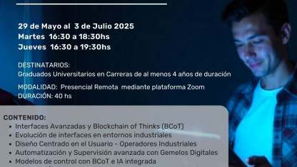 imagen Interfaces Avanzadas y Blockchain de las Cosas para Transformación Digital de Procesos Industriales (TDPI)