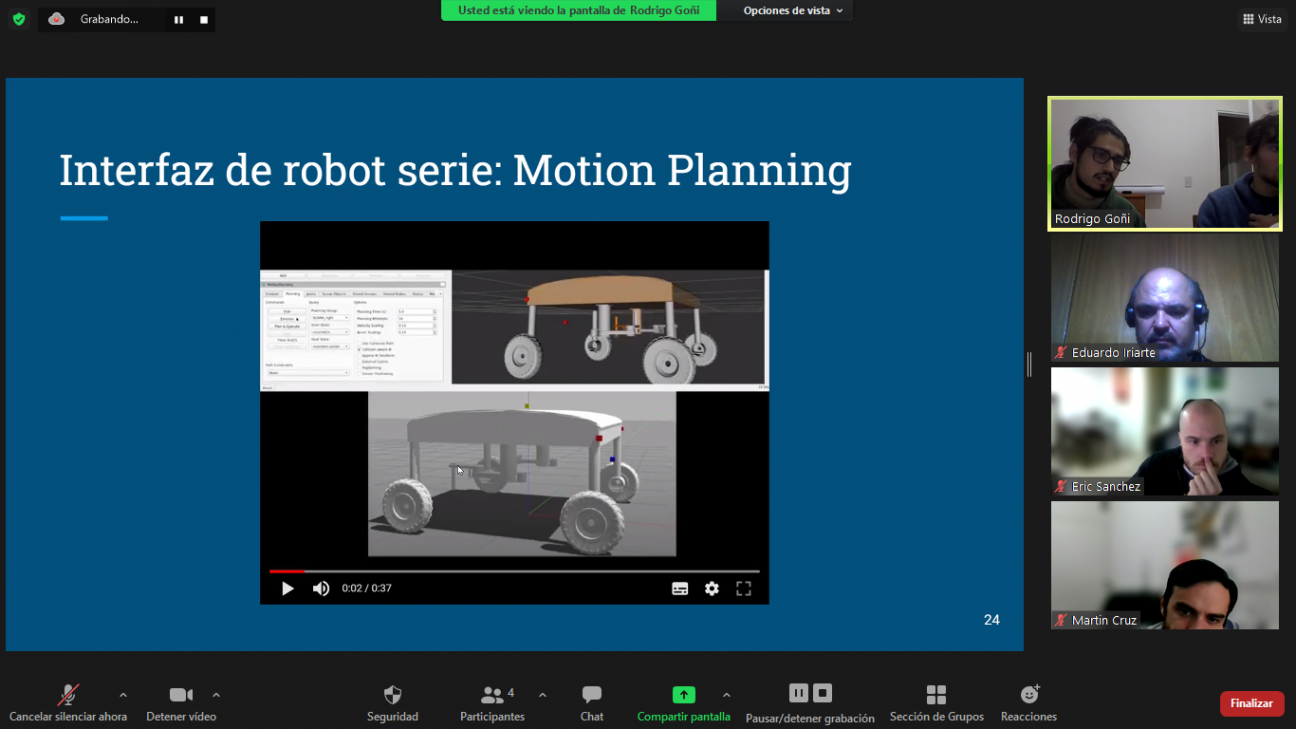 imagen Se presentó Proyecto Final de Estudios sobre un robot fumigador agrícola