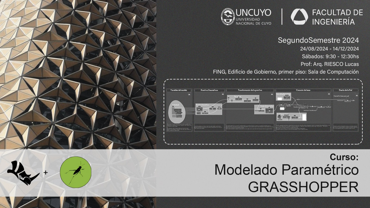 imagen Modelado Paramétrico - Grasshopper