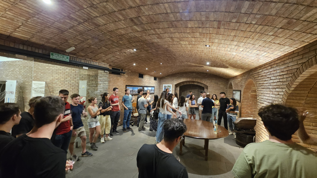 imagen Estudiantes realizaron visita técnica a Bodegas López 