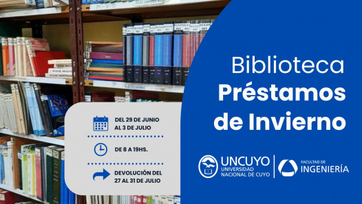 imagen Préstamos especiales de Biblioteca durante el receso de invierno