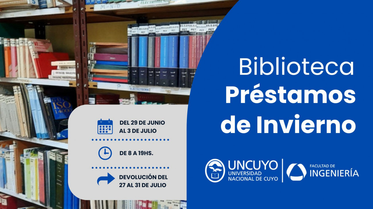 imagen Préstamos especiales de Biblioteca durante el receso de invierno