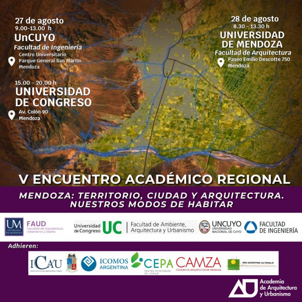 imagen  Encuentro Académico Regional de Arquitectura y Urbanismo