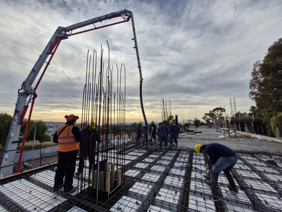 imagen Se completa la estructura del nuevo edificio
