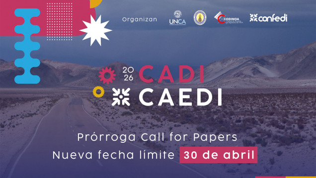 imagen Convocatoria abierta para presentar trabajos en el CADI – CAEDI 2026