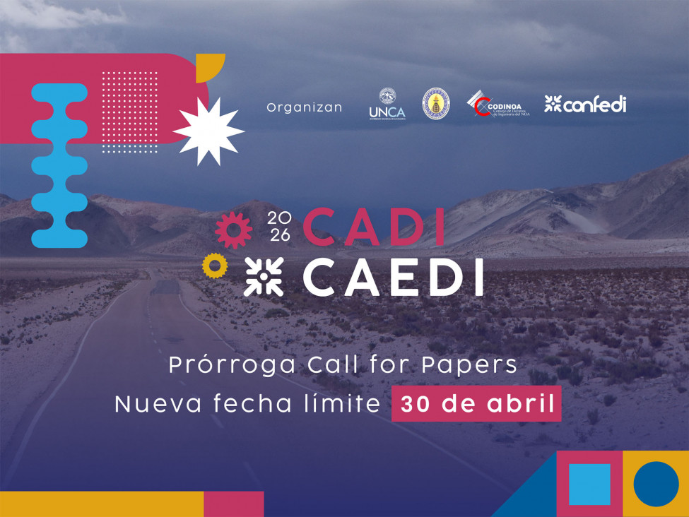 imagen Convocatoria abierta para presentar trabajos en el CADI – CAEDI 2026
