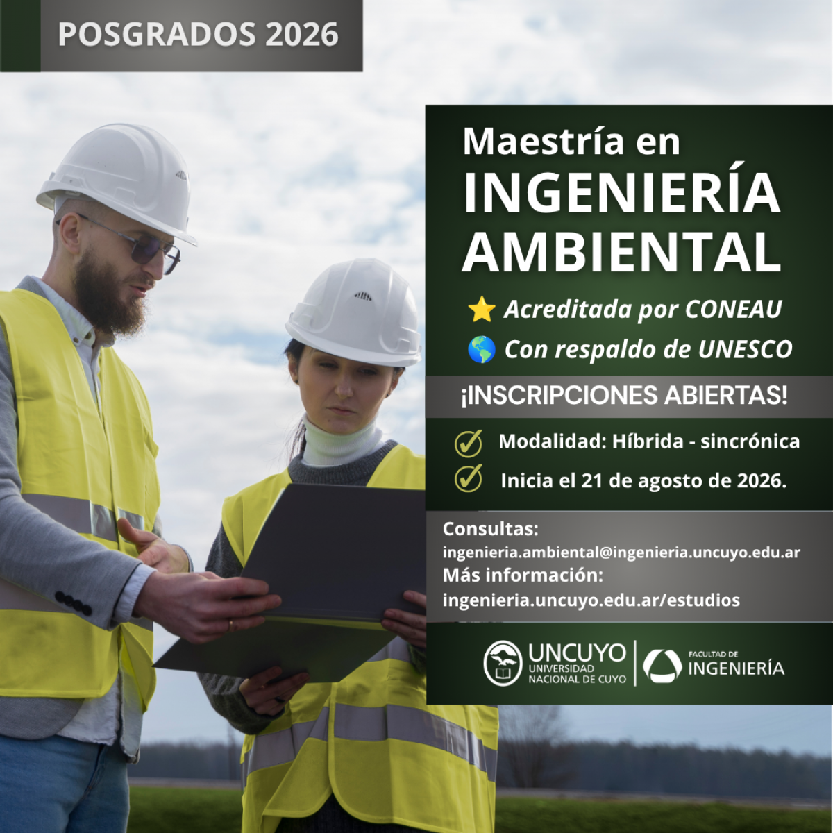 imagen Maestría en Ingeniería Ambiental