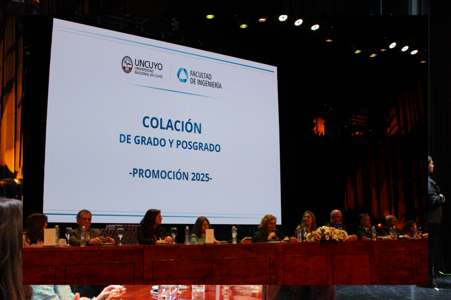 imagen La Facultad de Ingeniería celebró la Colación de Grado y Posgrado de la Promoción 2025