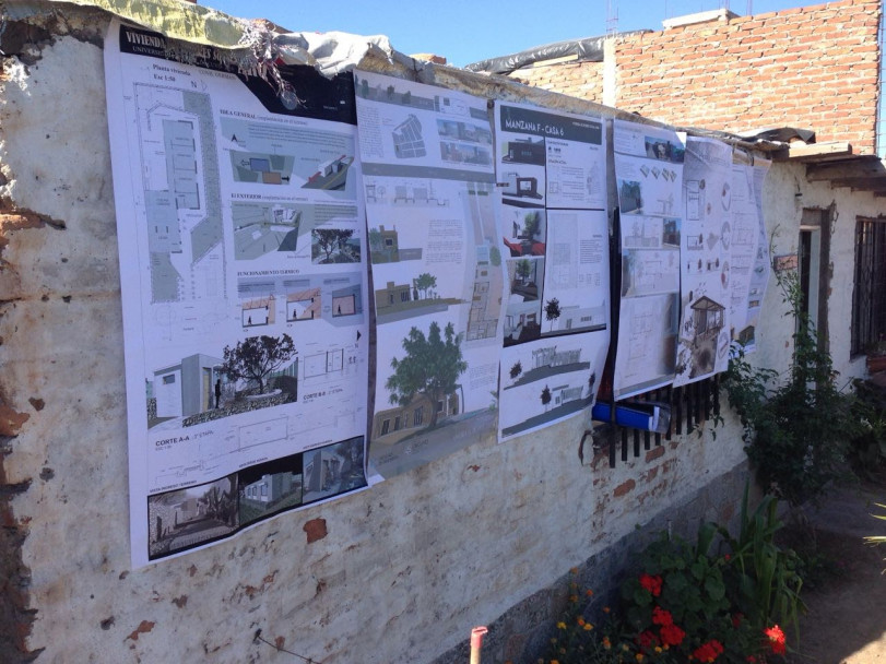 imagen Estudiantes de Arquitectura desarrollaron proyectos habitacionales para vecinos de la Favorita