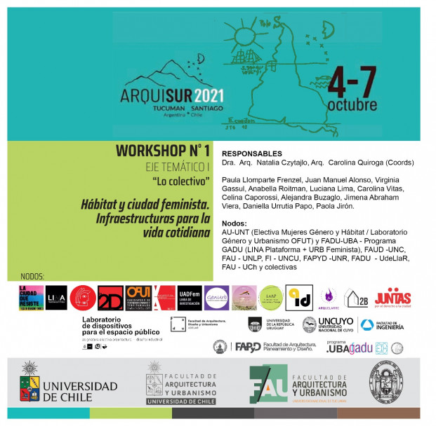 imagen Cátedra de la Facultad coordina workshop del Arquisur 2021