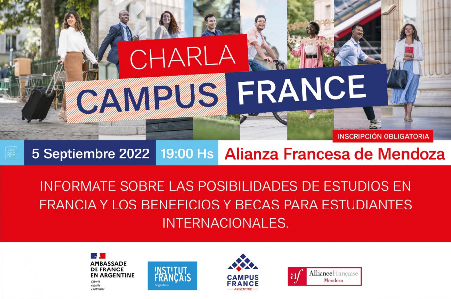 imagen Flyer de Campus France.