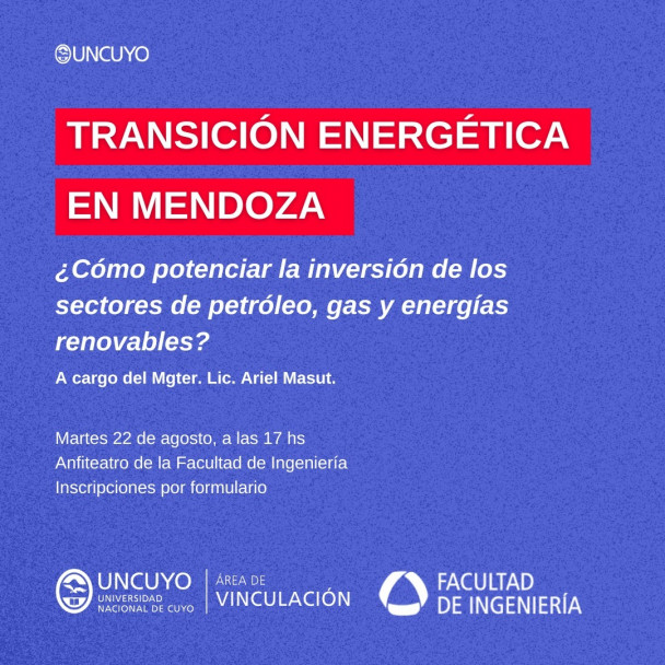 imagen Charla sobre transición energética en Mendoza   