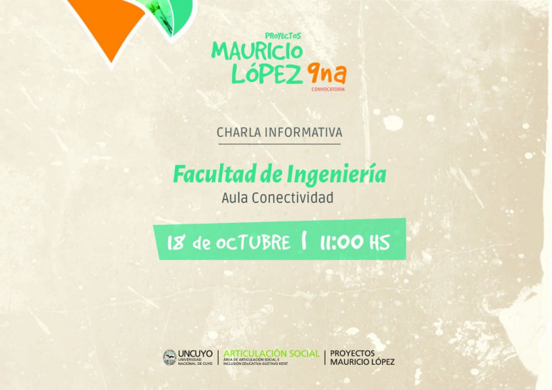 imagen Reunión informativa sobre Proyectos Sociales "Prof. Mauricio López" 