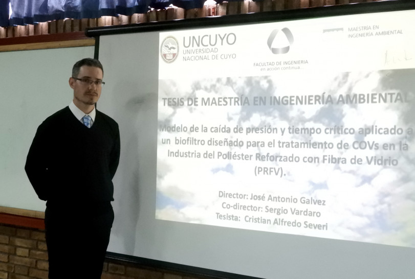 imagen Cristian Severi defendió su tesis de la Maestría en Ingeniería Ambiental