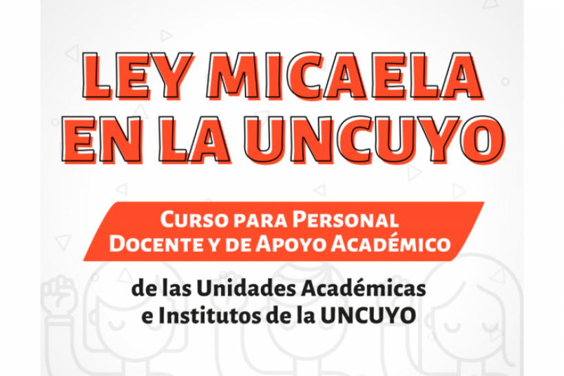 imagen Nueva cohorte del curso virtual "Ley Micaela en la UNCUYO"