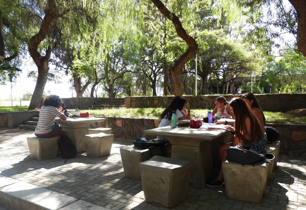 imagen Se trabaja en la puesta en valor de los jardines de la Facultad