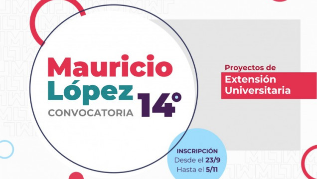 imagen Inscripciones abiertas para la Convocatoria de "Proyectos Mauricio López"