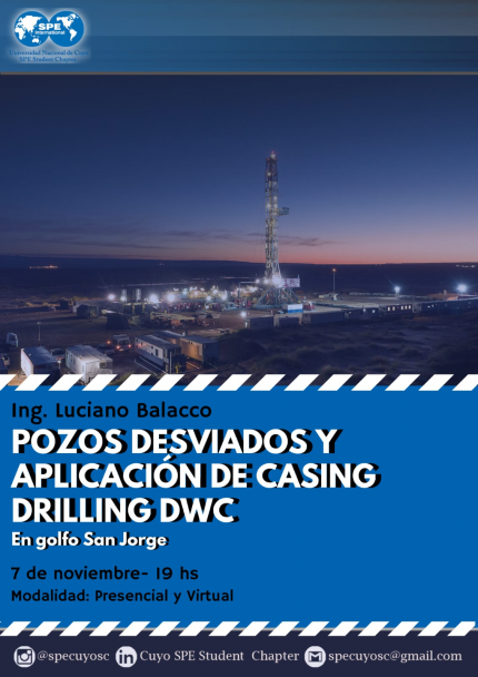 imagen Charla sobre Perforación Direccional y Casing Drilling