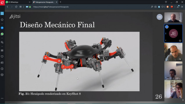 imagen Estudiantes defendieron de forma virtual su Proyecto Final de Mecatrónica