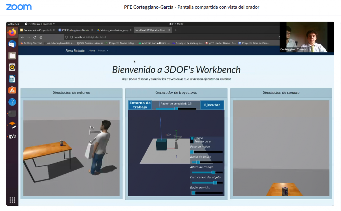 imagen Presentaron proyecto de Robot para Control de Estabilizador de Cámara de Video