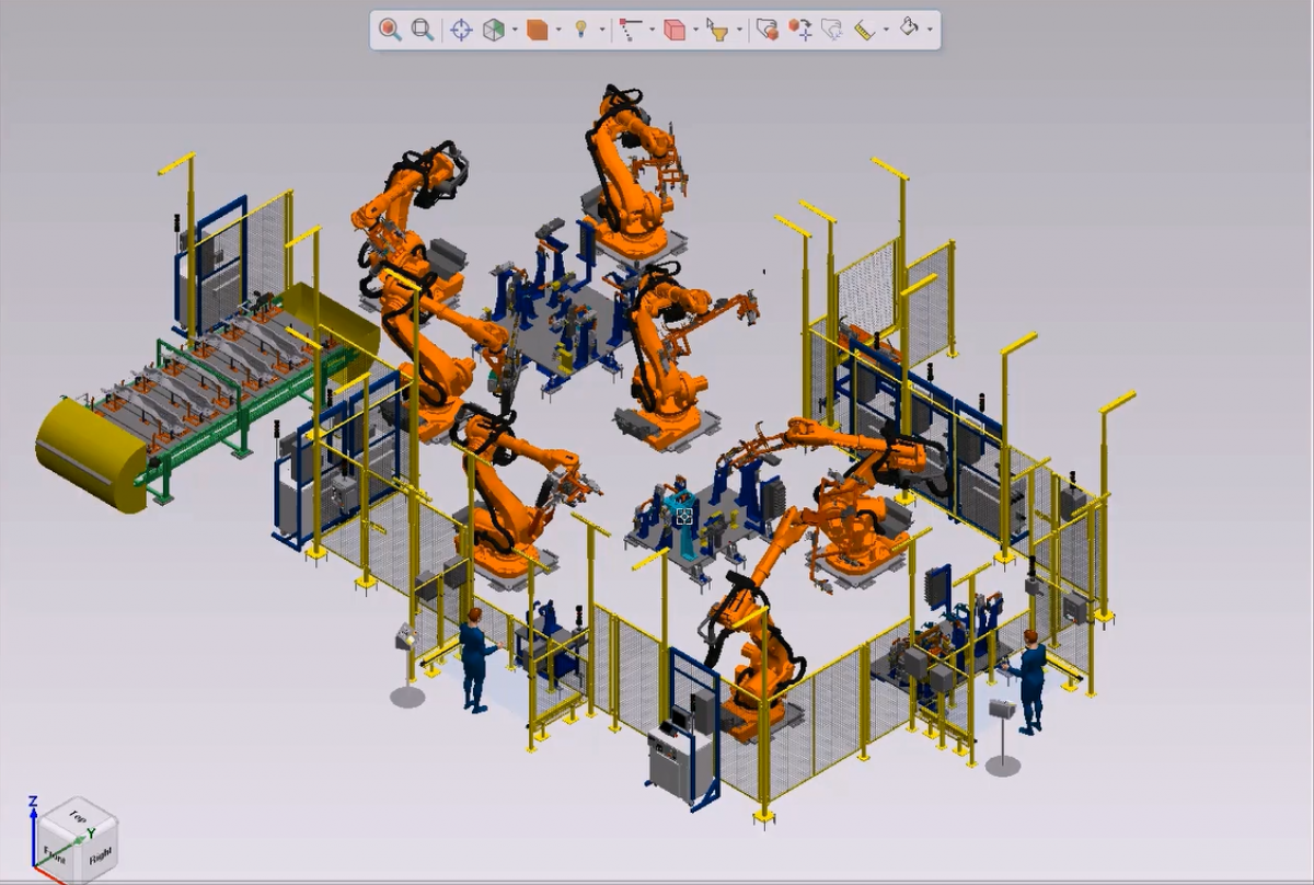 imagen Process Simulate de Siemens