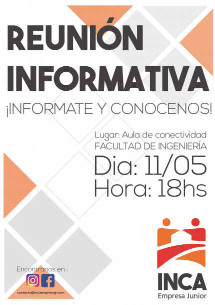 imagen Reunión Informativa INCA