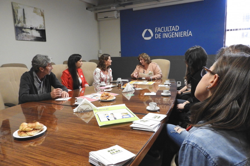 imagen La Vicedecana se reunió con integrantes de la campaña "No es No"