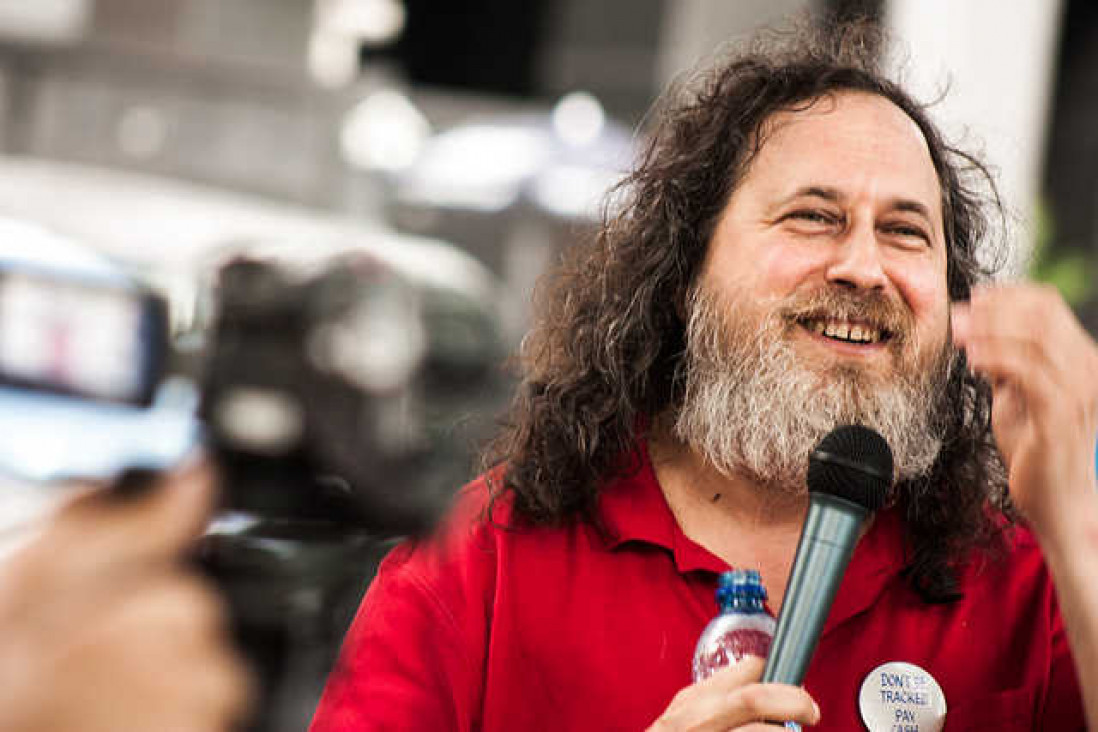 imagen Richard Stallman en Mendoza