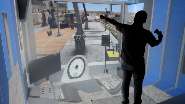 imagen Se instaló simulador de realidad virtual para prácticas de Ingeniería de Petróleos