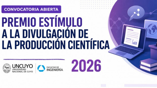 imagen Estudiantes: abre convocatoria 2026 para postular al Premio Estímulo a la Divulgación de la Producción Científica