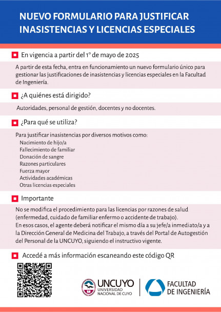 imagen Formulario de justificación de inasistencias y licencias especiales